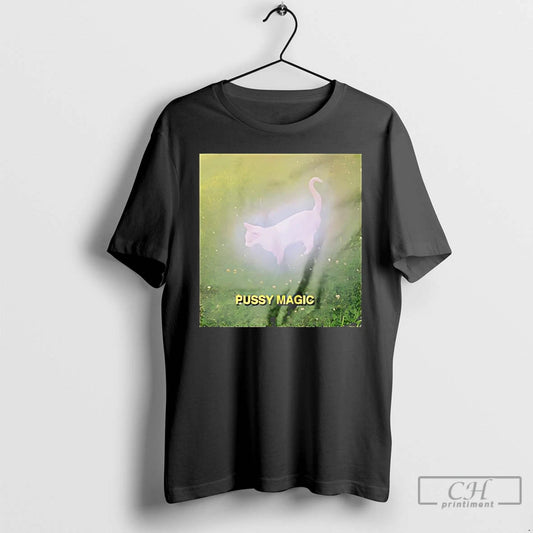 Premium Pussy Magic Cat Meme T-Shirts, Hoodie, Sweatshirt | AU18TeeNovaLab.com