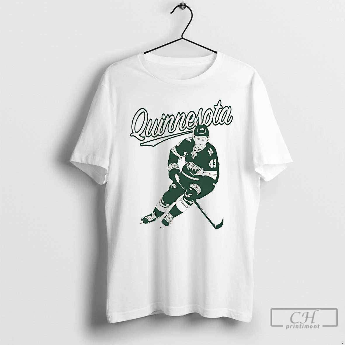 Premium Quinn Hughes 43 Minnesota Wild Hockey Quinnesota T-Shirts, Hoodie, Sweatshirt | AU18TeeNovaLab.com