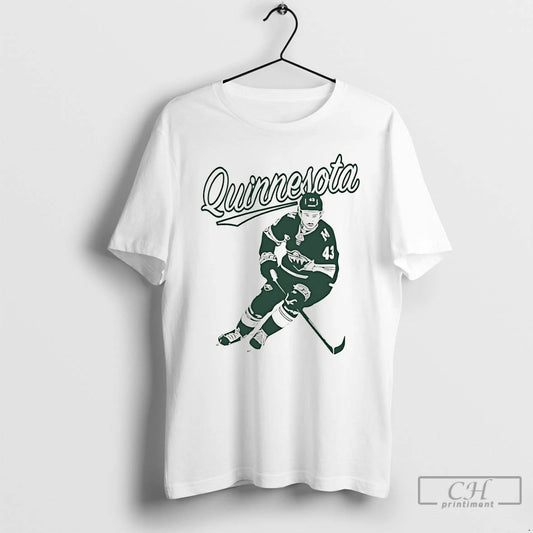 Premium Quinn Hughes 43 Minnesota Wild Hockey Quinnesota T-Shirts, Hoodie, Sweatshirt | AU18TeeNovaLab.com