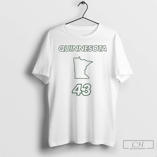 Premium Quinn Hughes 43 Minnesota Wild Map Quinnesota State Of Hockey T-Shirts, Hoodie, Sweatshirt | AU18TeeNovaLab.com