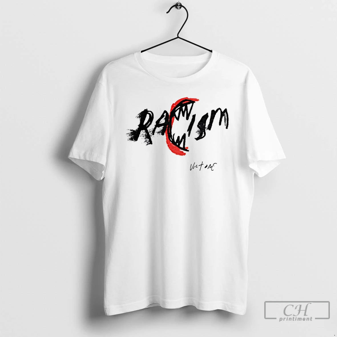 Premium Racism Victom Text T-Shirts, Hoodie, Sweatshirt | AU18TeeNovaLab.com