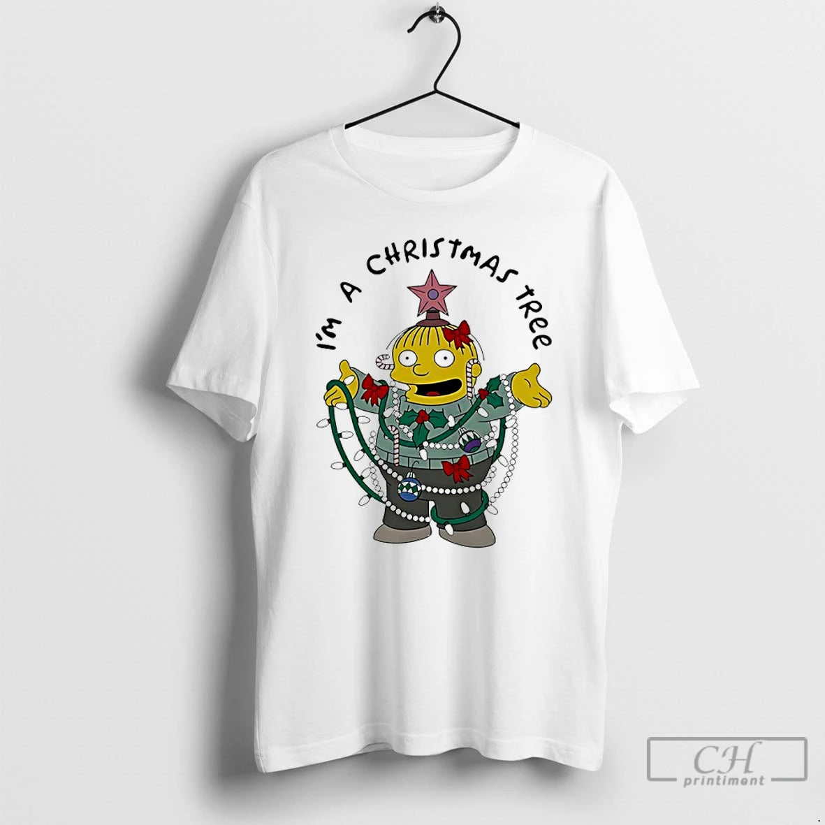 Premium Ralph Wiggum Im A Christmas Tree T-Shirts, Hoodie, Sweatshirt | AU18TeeNovaLab.com
