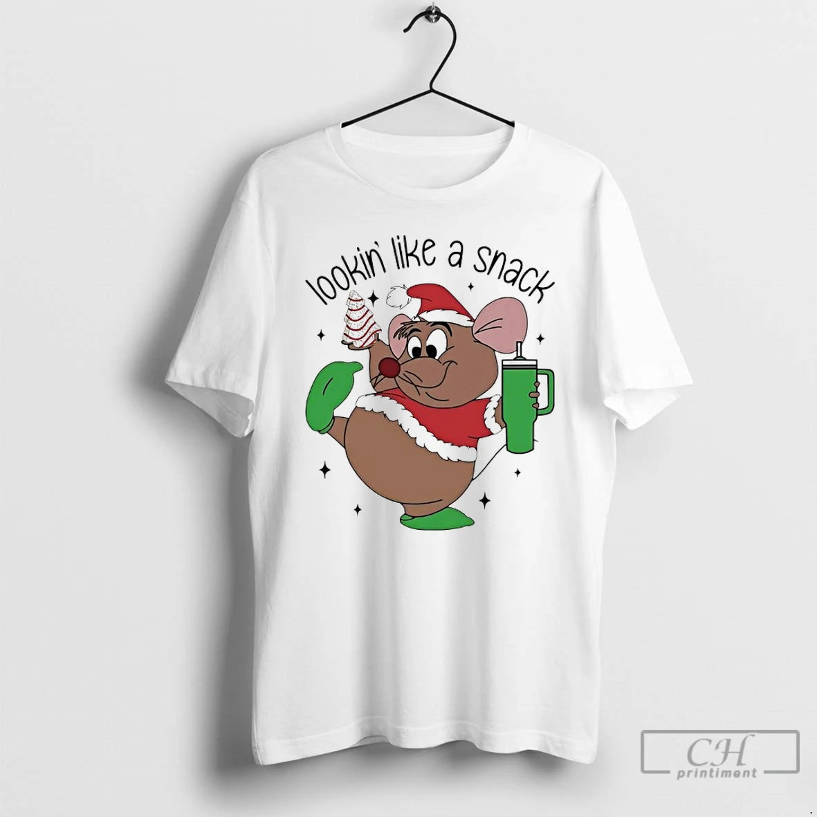 Premium Rat Santa Looking Like A Snack Christmas T-Shirts, Hoodie, Sweatshirt | AU18TeeNovaLab.com