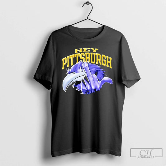 Premium Ray Lewis Hey Pittsburgh Middle Finger T-Shirts, Hoodie, Sweatshirt | AU18TeeNovaLab.com