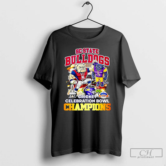 Premium Sc State Bulldogs 2025 Cricket Celebration Bowl Champions Mascot Christmas