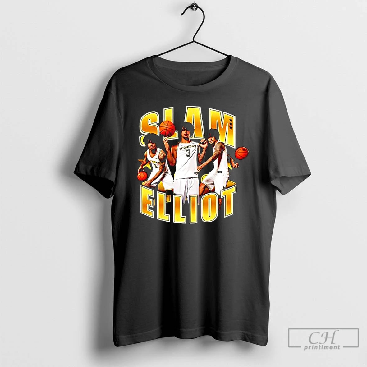 Premium Slam Elliot Cadeau Michigan Jersey T-Shirts, Hoodie, Sweatshirt | AU18TeeNovaLab.com