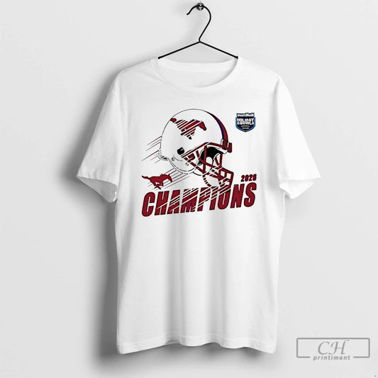Premium Smu Mustangs Football Holiday Bowl Champions Helmet 2026 T-Shirts, Hoodie, Sweatshirt | AU18TeeNovaLab.com