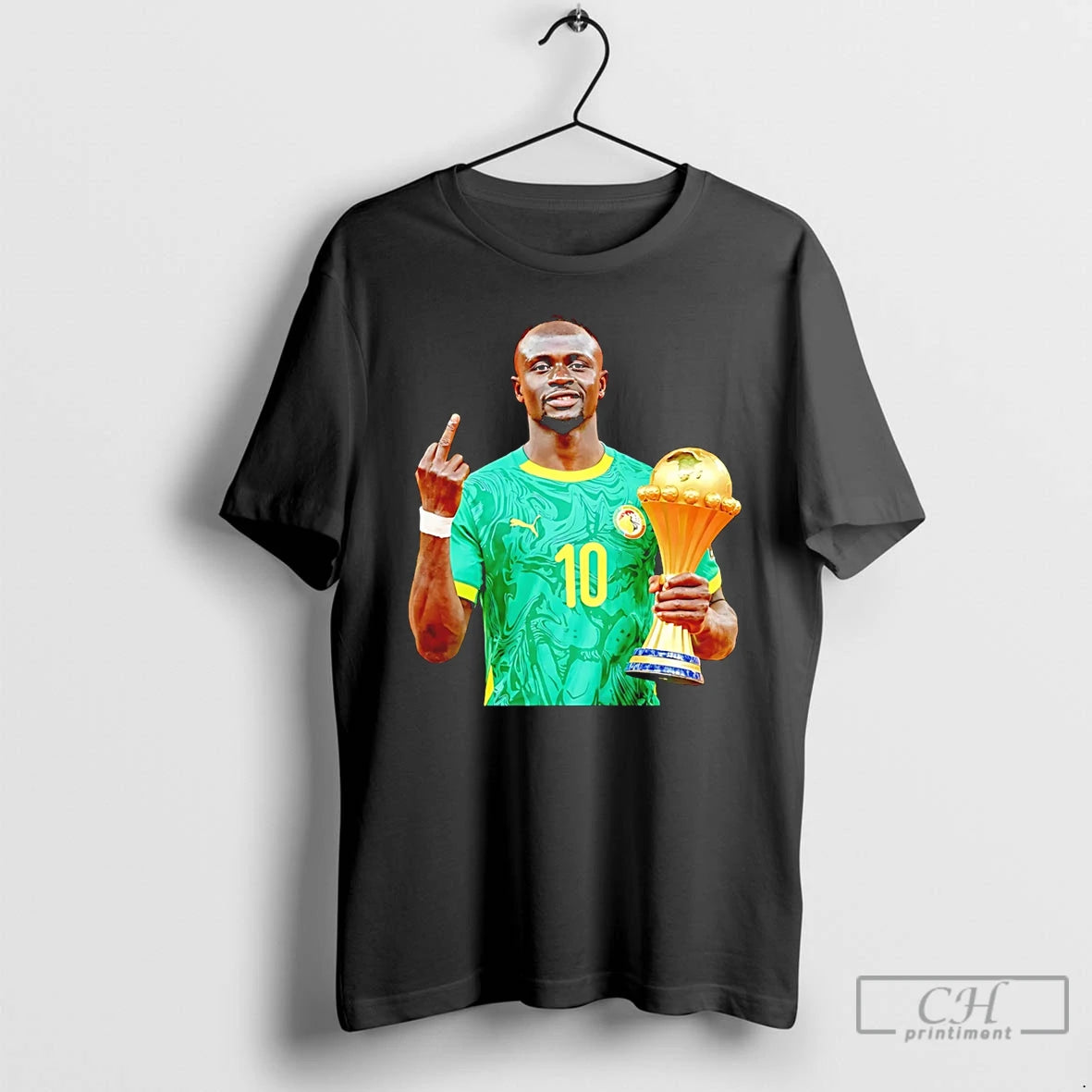 Premium Sadio Mane Senegal 2026 Champions Middle Finger Trophy T-Shirts, Hoodie, Sweatshirt | AU18TeeNovaLab.com