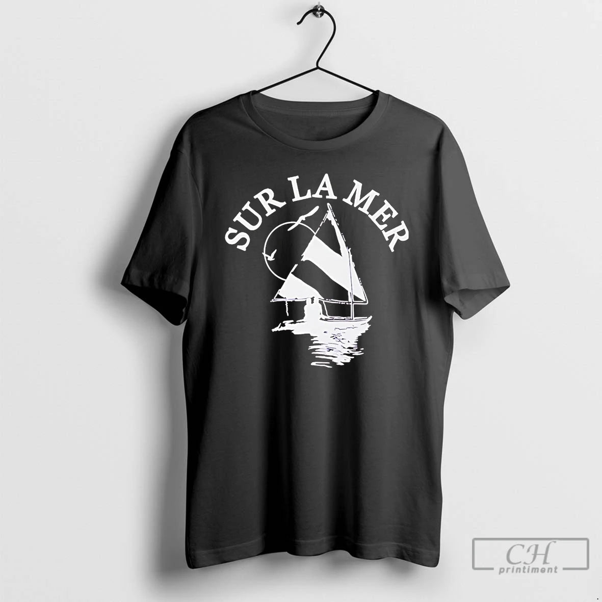 Premium Sailboat Sur La Mer T-Shirts, Hoodie, Sweatshirt | AU18TeeNovaLab.com