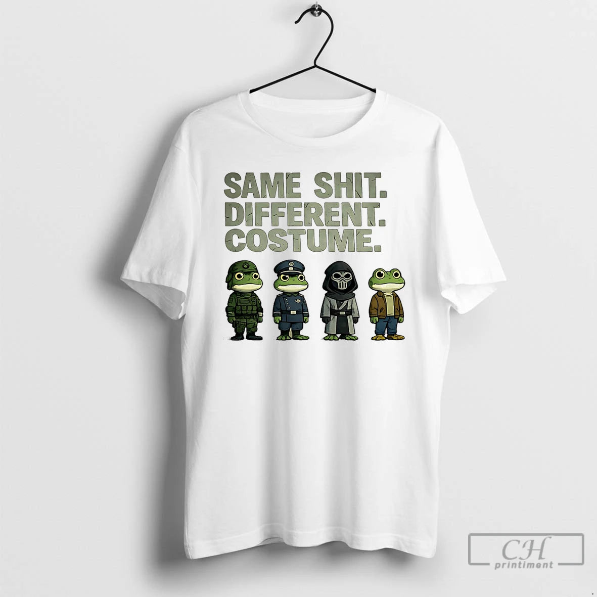 Premium Same Shit Different Costume Frog T-Shirts, Hoodie, Sweatshirt | AU18TeeNovaLab.com