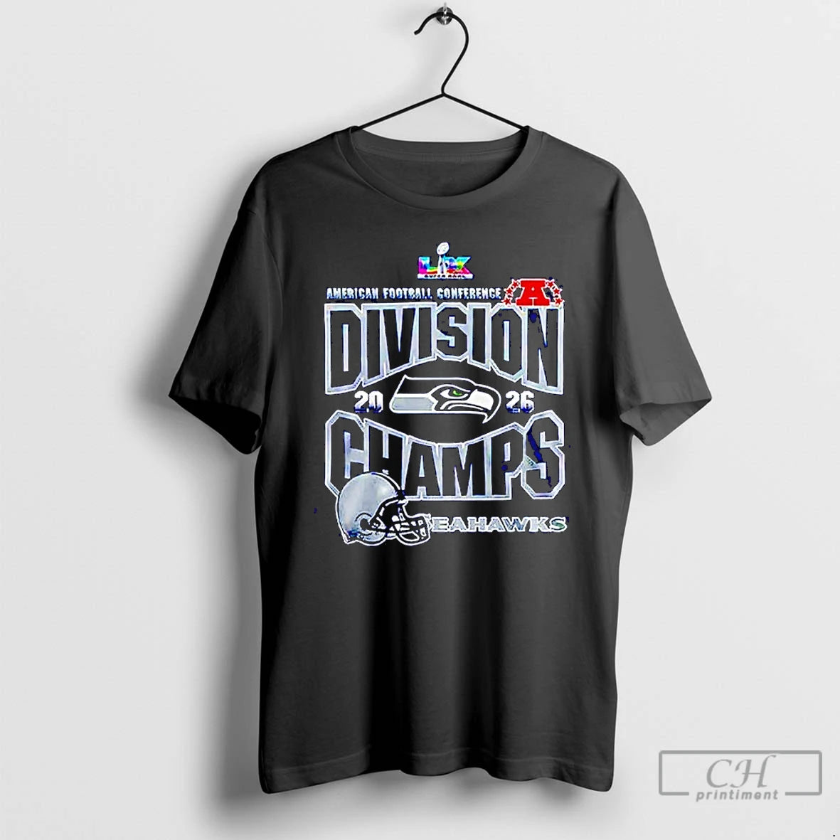 Premium Seahawks Afc Division Champions Locker Room 2026 T-Shirts, Hoodie, Sweatshirt | AU18TeeNovaLab.com