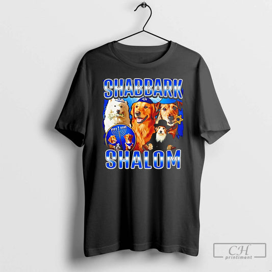 Premium Shabbark Shalom Jewish Dogs T Shirts