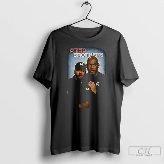 Premium Sherrone Moore Mel Tucker Step Brothers T-Shirts, Hoodie, Sweatshirt | AU18TeeNovaLab.com