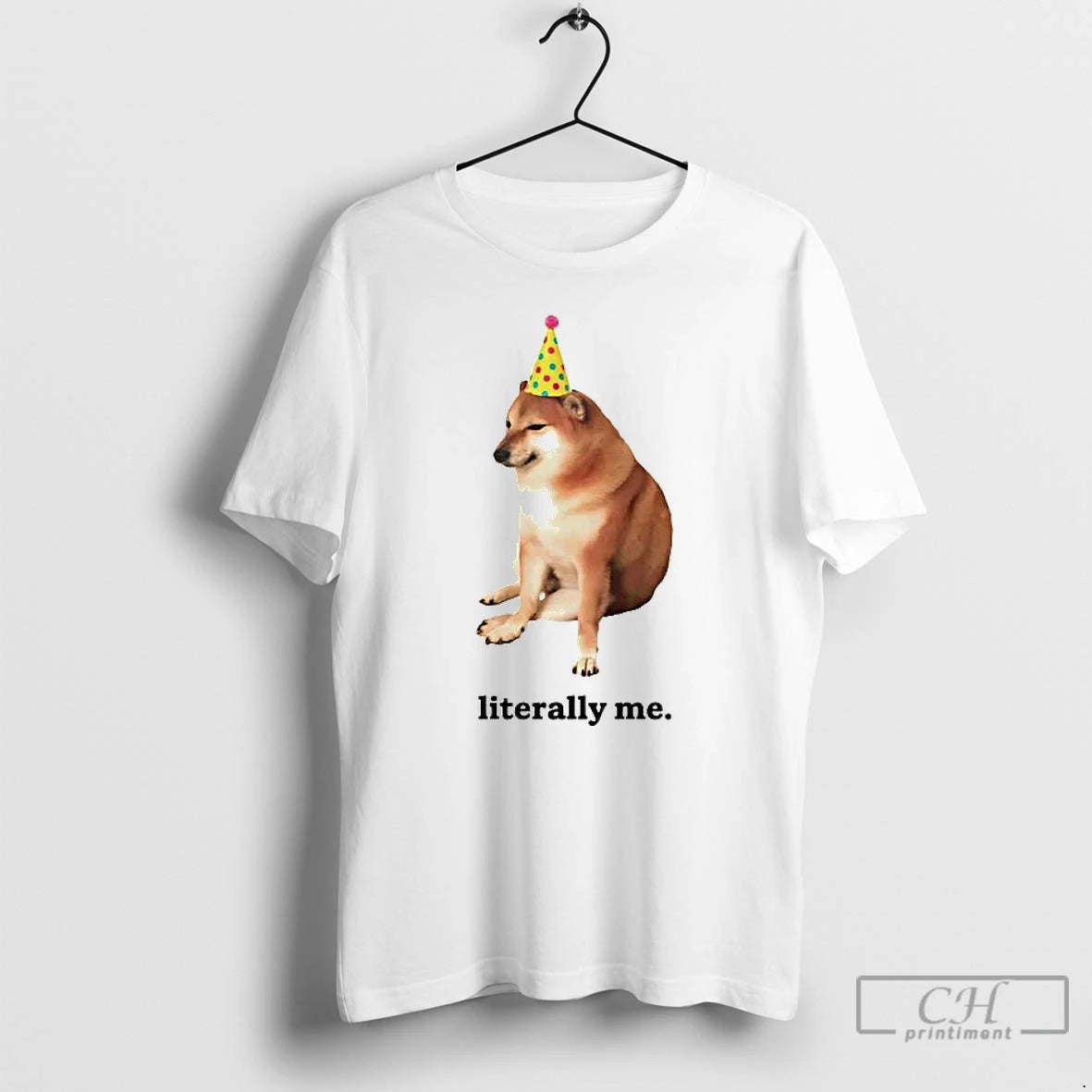 Premium Shiba Inu Meme Literally Me T-Shirts, Hoodie, Sweatshirt | AU18TeeNovaLab.com