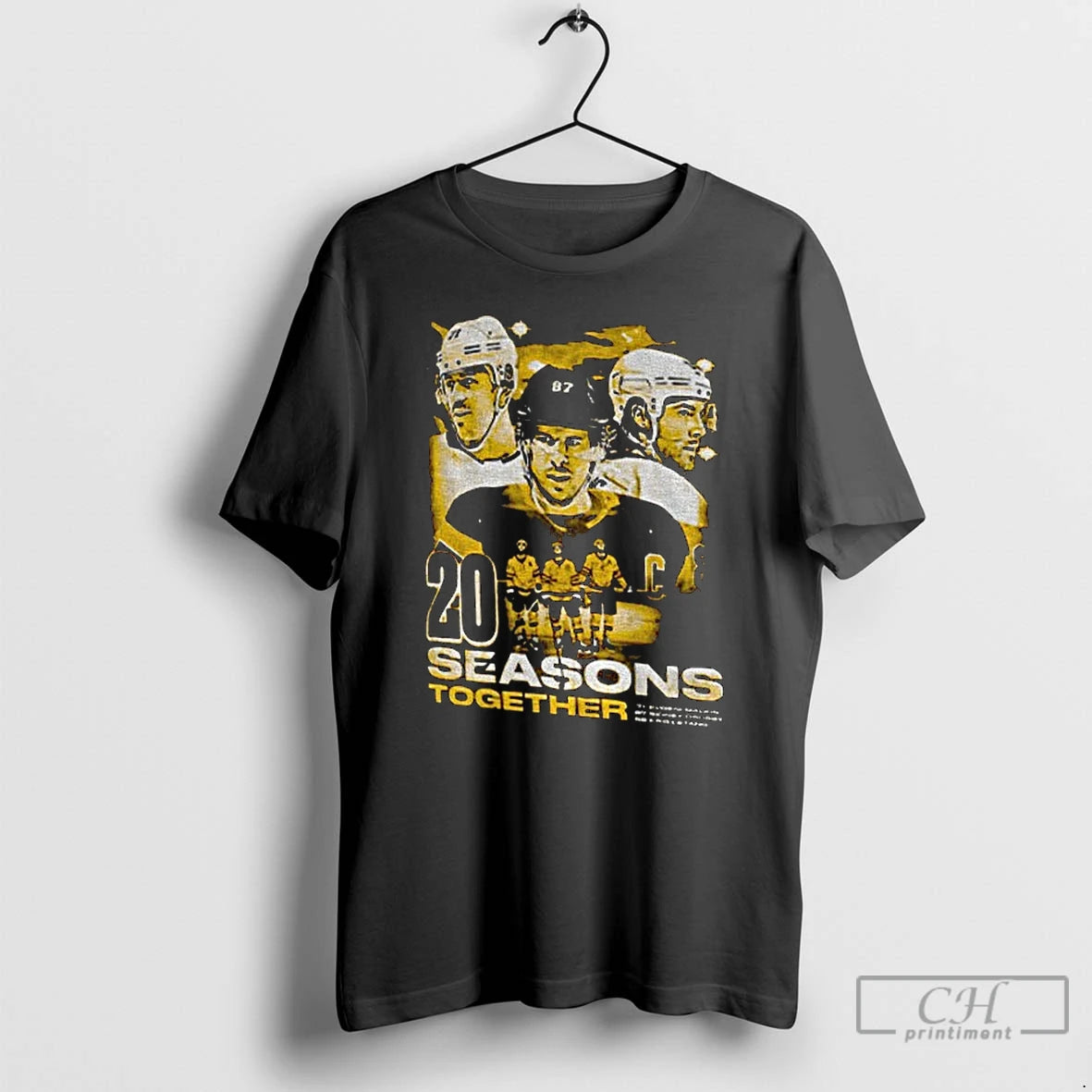 Premium Sidney Crosby Evgeni Malkin And Kris Letang Pittsburgh Penguins Hockey 20 Seasons Together