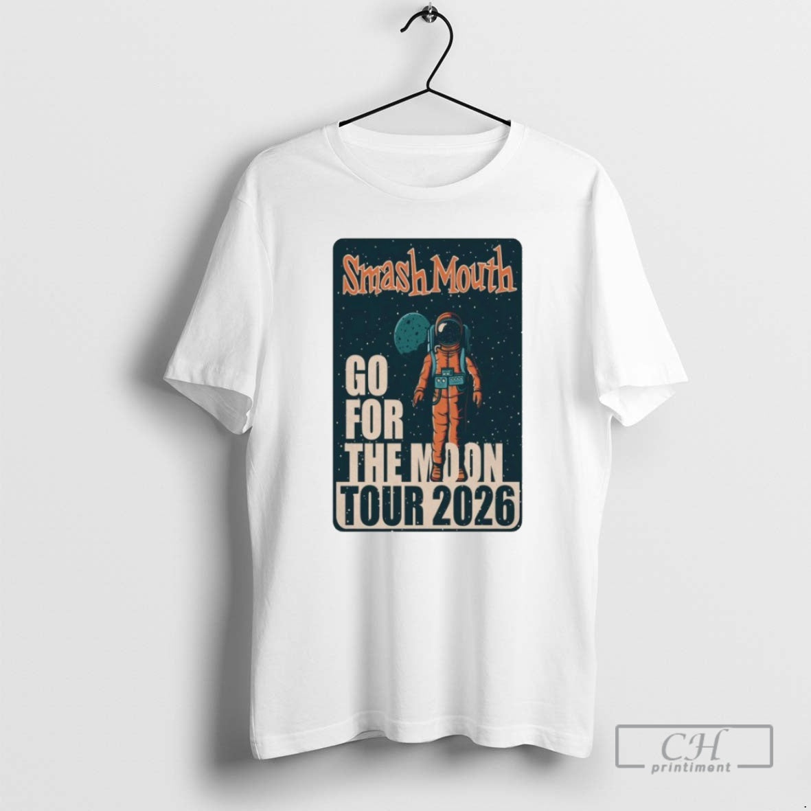 Premium Smash Mouth Go For The Moon Tour 2026 Astronaut Shirt Sweater Hoodie, Sweatshirt | AU18TeeNovaLab.com