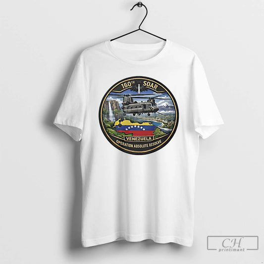 Premium Soar 160th Venezuela Operation Absolute Resolve Logo T-Shirts, Hoodie, Sweatshirt | AU18TeeNovaLab.com