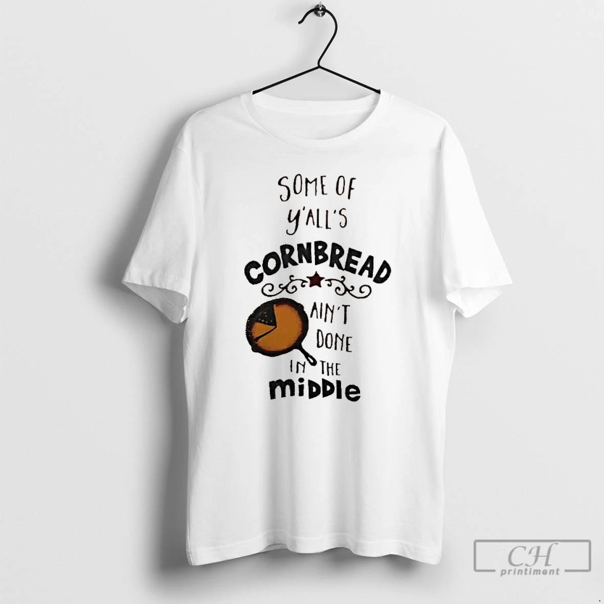 Premium Some Of Yalls Cornbread Aint Done In The Middle T-Shirts, Hoodie, Sweatshirt | AU18TeeNovaLab.com