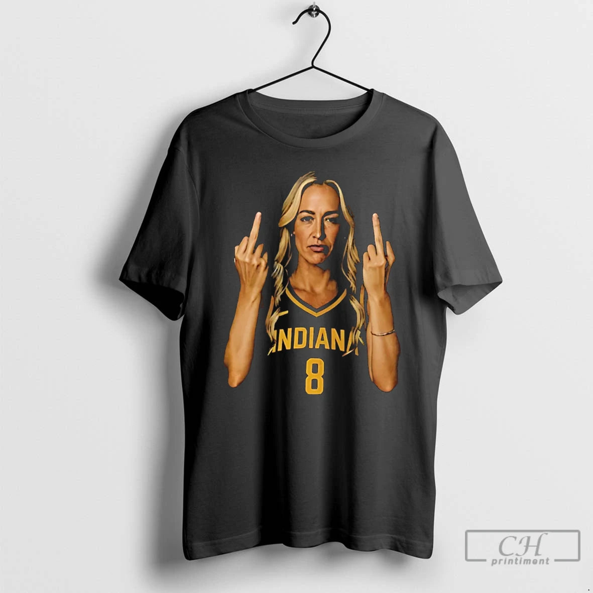 Sophie Flipping The Bird Indian Basketball
