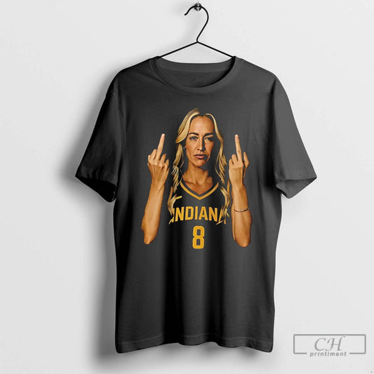 Sophie Flipping The Bird Indian Basketball