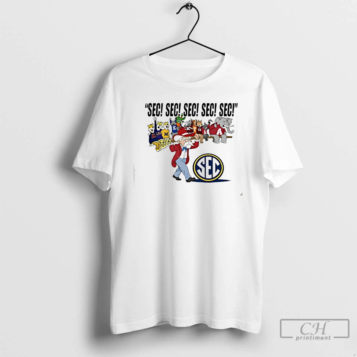 Premium Southeastern Conference Sec Sec Sec Sec Sec Mascots Logo T-Shirts, Hoodie, Sweatshirt | AU18TeeNovaLab.com