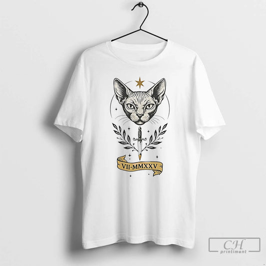 Premium Sphynx Cat Tarot Graphic T-Shirts, Hoodie, Sweatshirt | AU18TeeNovaLab.com