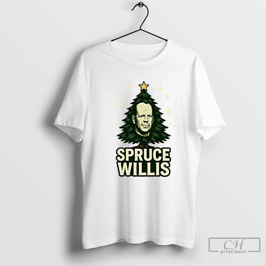 Premium Spruce Willis Christmas Tree Christmas T-Shirts, Hoodie, Sweatshirt | AU18TeeNovaLab.com
