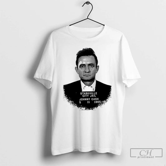 Premium Starkville City Jail Johnny Cash 5 11 1965 T-Shirts, Hoodie, Sweatshirt | AU18TeeNovaLab.com