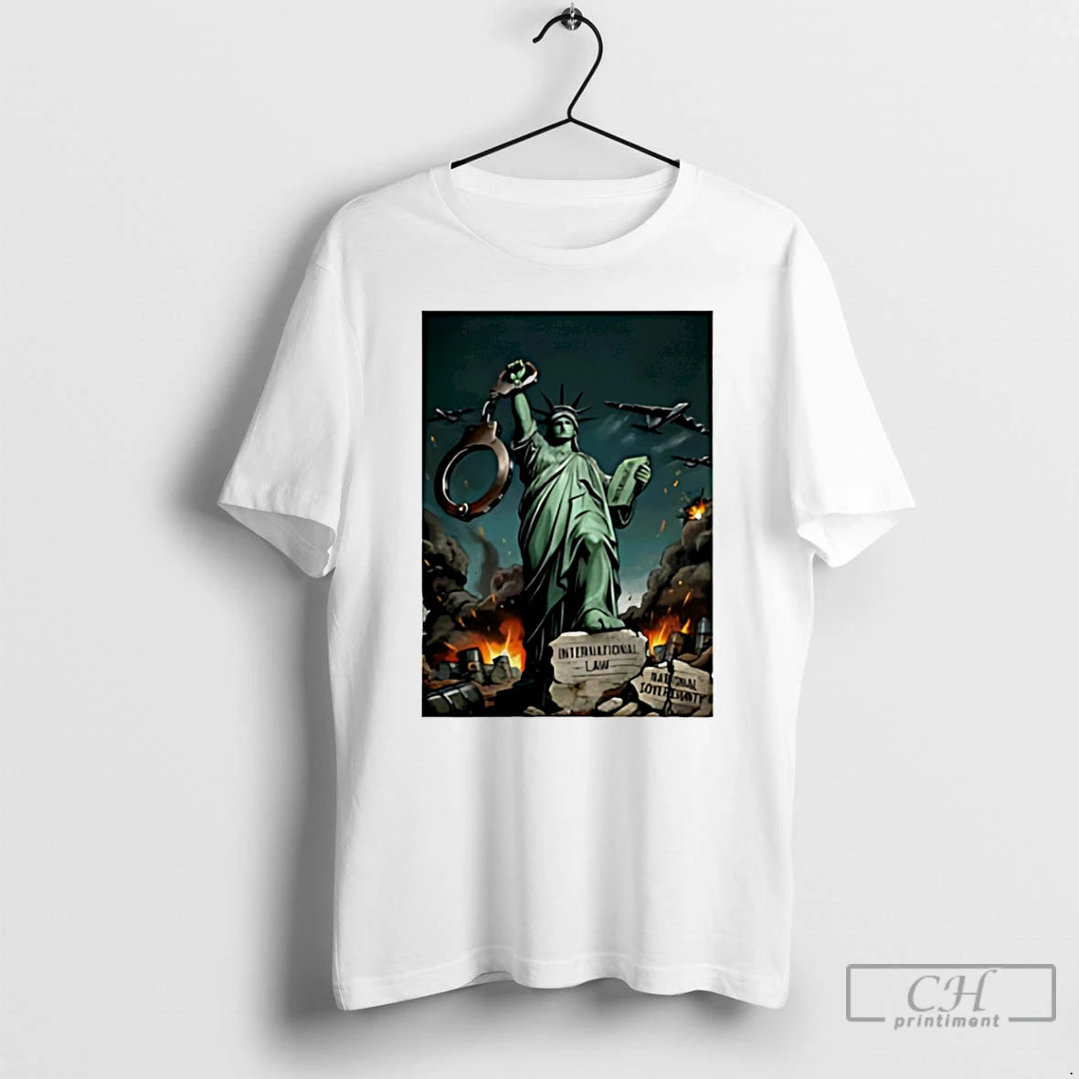 Premium Statue Of Liberty Imperialism International Law National Sovereignty T-Shirts, Hoodie, Sweatshirt