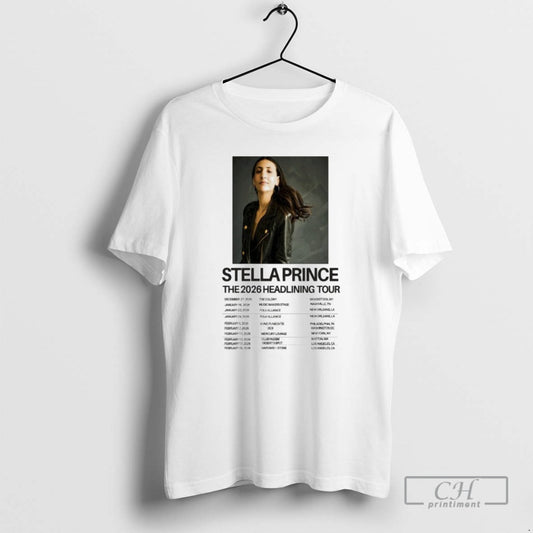 Premium Stella Prince The 2026 Headlining Tour Shirt Sweater Hoodie, Sweatshirt | AU18TeeNovaLab.com
