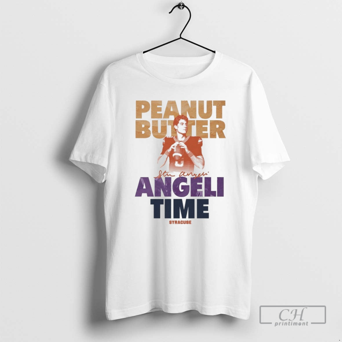Premium Steve Angeli Peanut Butter Angeli Time Syracuse Orange Shirt Sweater Hoodie, Sweatshirt | AU18TeeNovaLab.com
