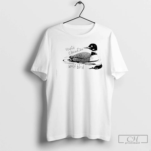 Premium Stupid Canadian Wolf Bird Sarcastic Animal Lgbt Gay Pride T-Shirts, Hoodie, Sweatshirt | AU18TeeNovaLab.com
