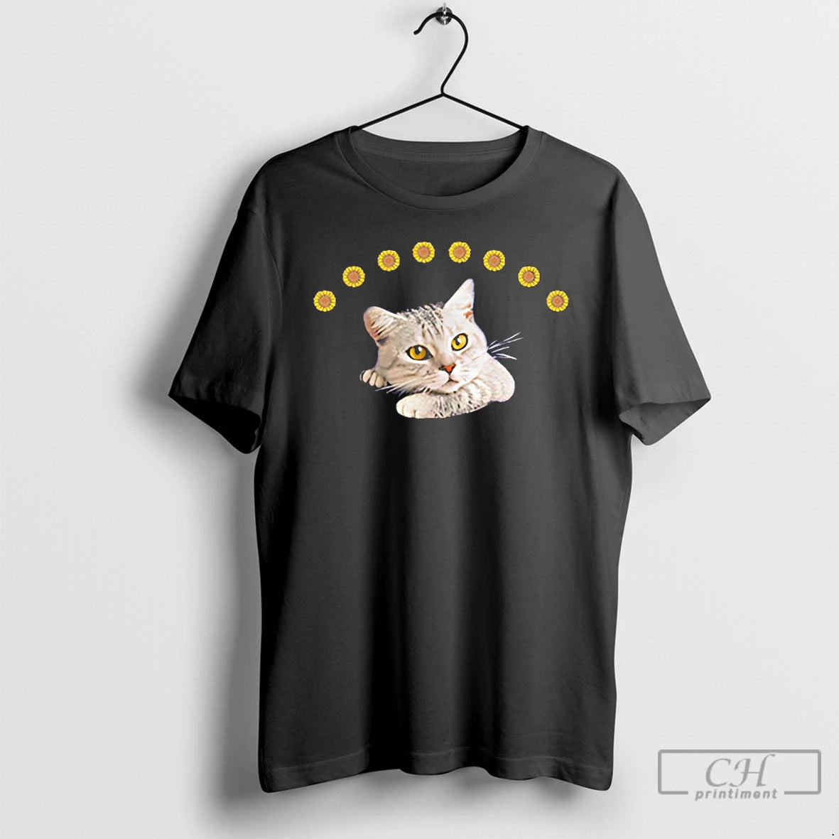 Premium Sunflower Cat Meme