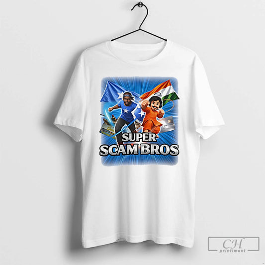 Premium Super Scam Bros Meme T-Shirts, Hoodie, Sweatshirt | AU18TeeNovaLab.com