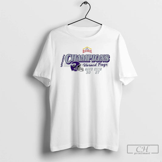 Premium Tcu Horned Frogs 2025 Valero Alamo Bowl Champions T-Shirts, Hoodie, Sweatshirt | AU18TeeNovaLab.com
