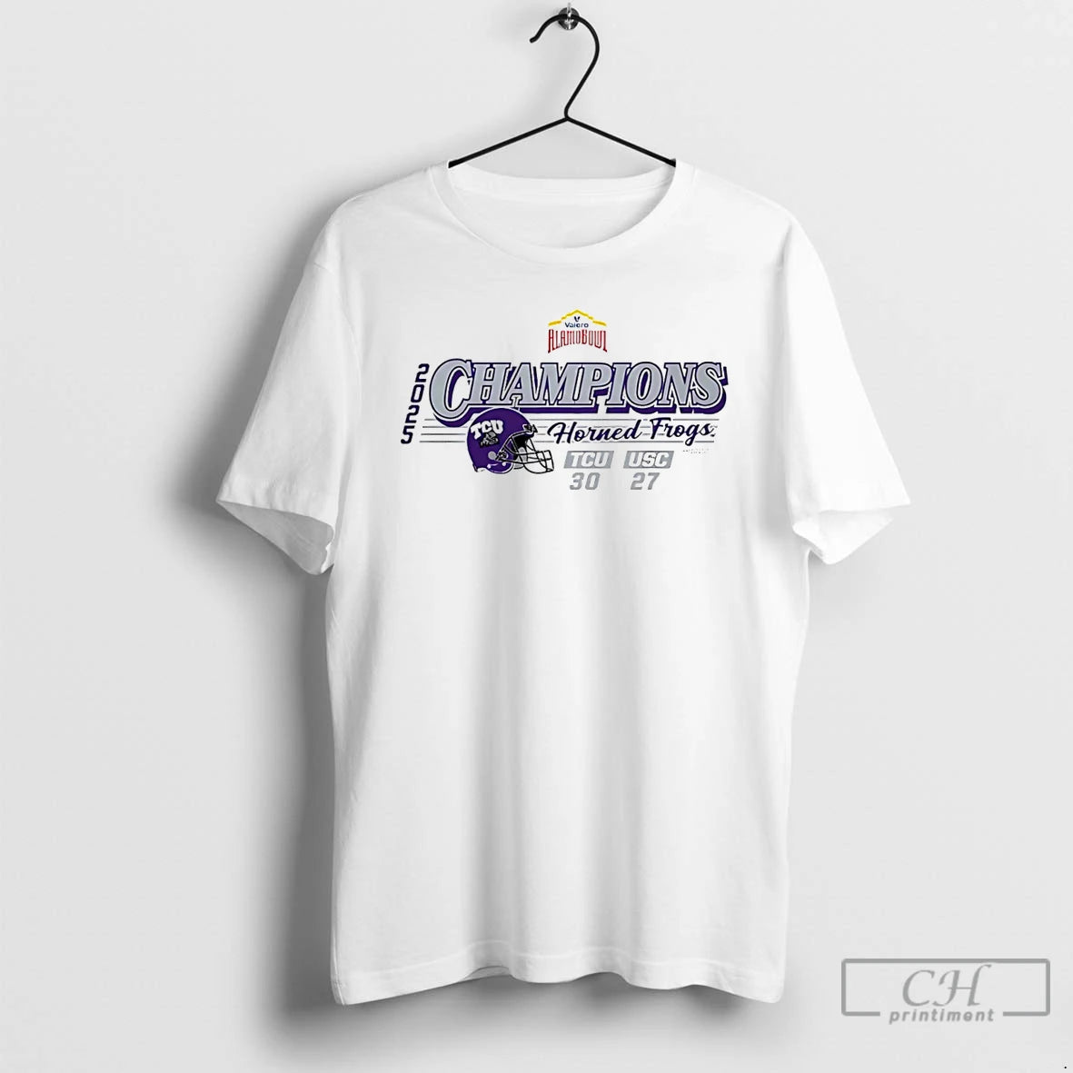 Premium Tcu Horned Frogs 2025 Valero Alamo Bowl Tcu Champions Score T-Shirts, Hoodie, Sweatshirt | AU18TeeNovaLab.com