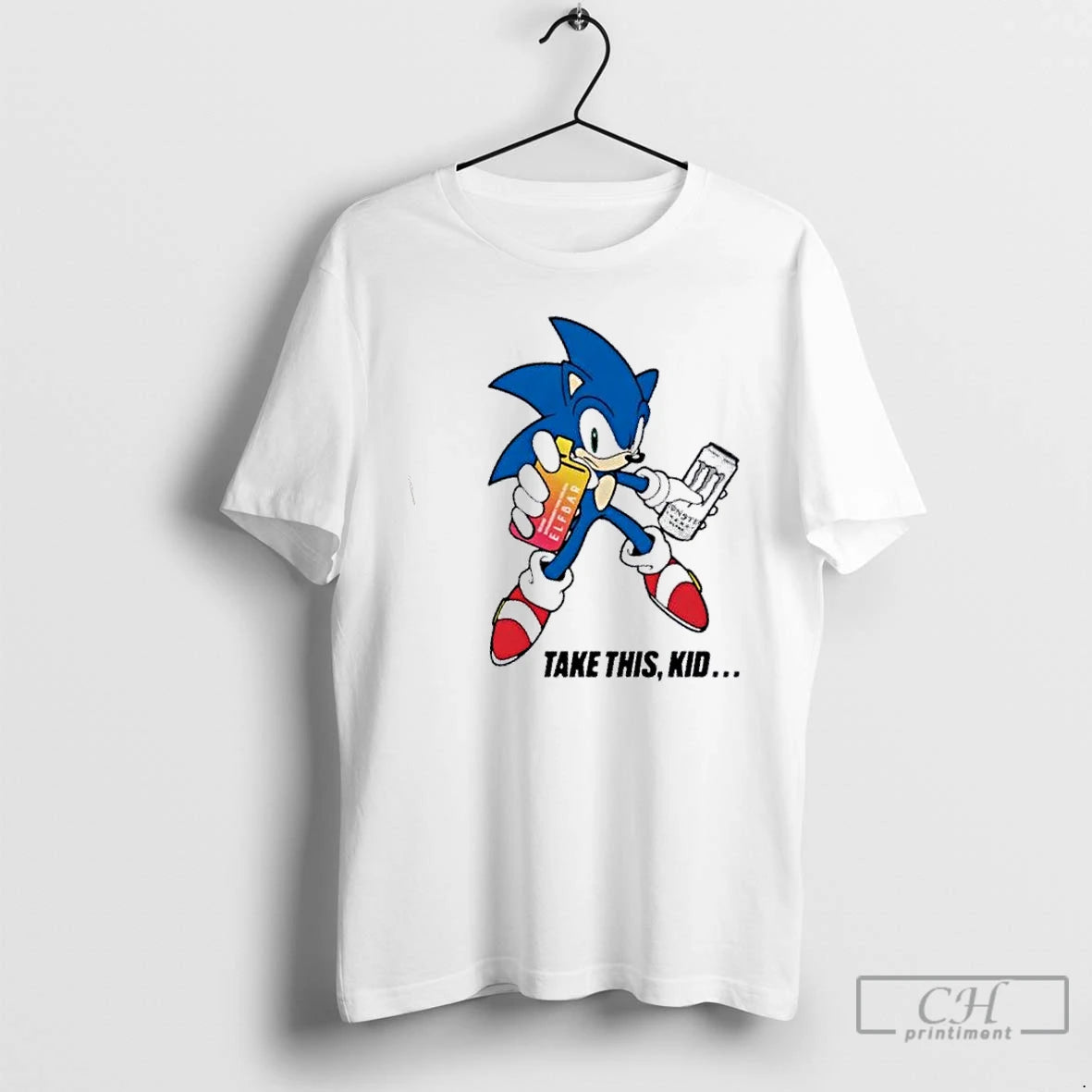 Premium Take This Kid Hedgehog Vape T Shirts