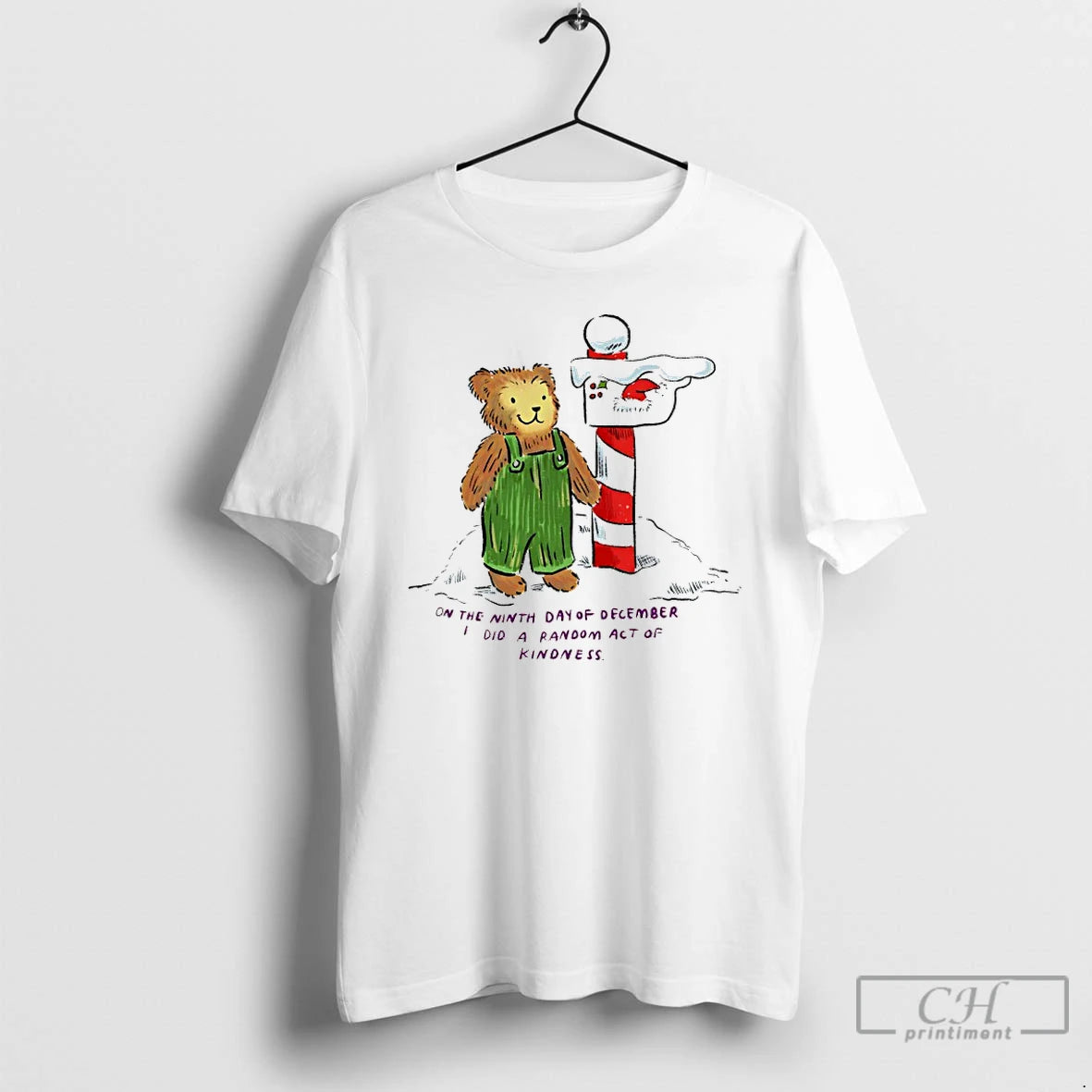 Premium Teddy Bear Brunch On The Ninth Day Of December I Did A Random Act T-Shirts, Hoodie, Sweatshirt | AU18TeeNovaLab.com