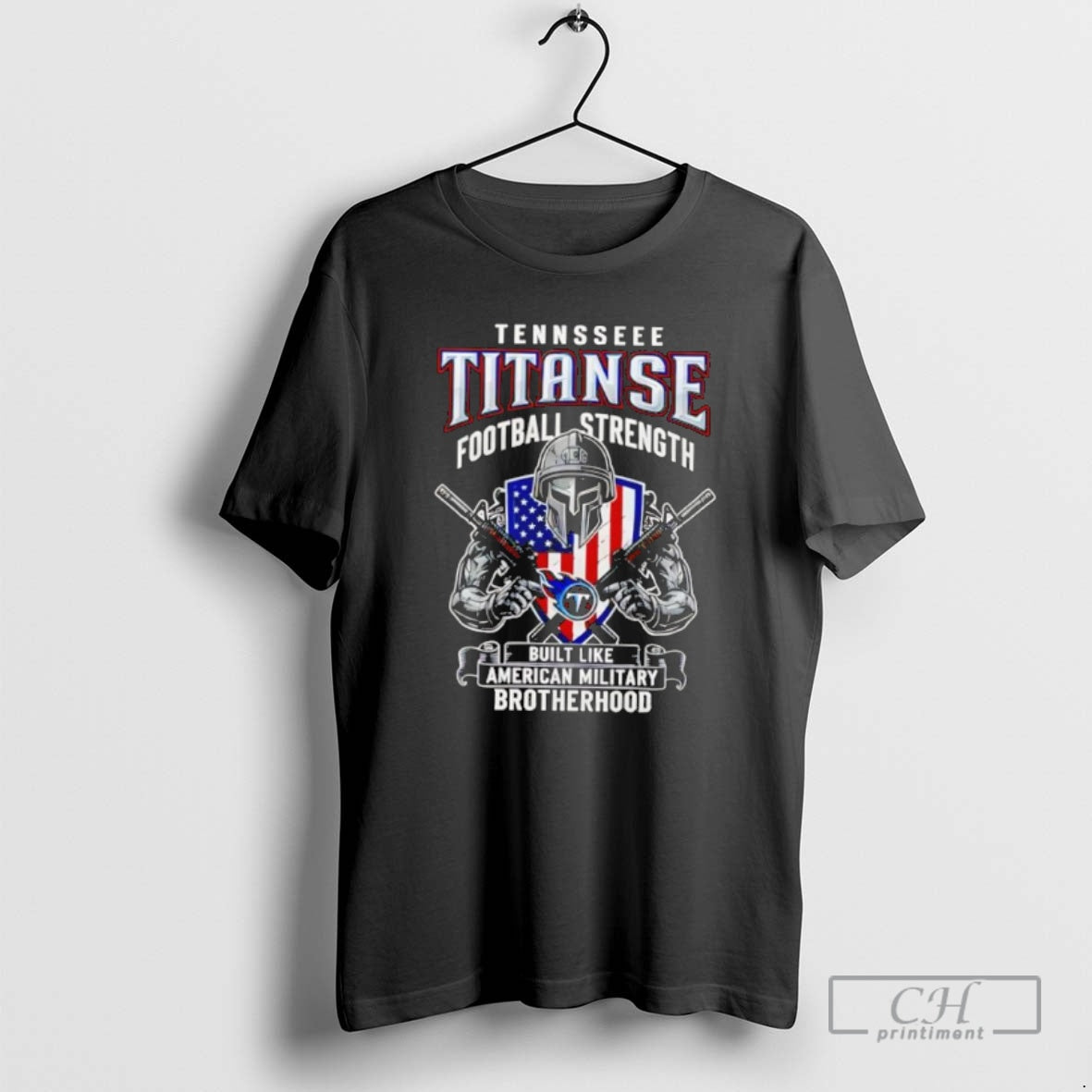 Premium Tennessee Titans Football Strength Built Like American Military Brotherhood Shirt Sweater Hoodie, Sweatshirt