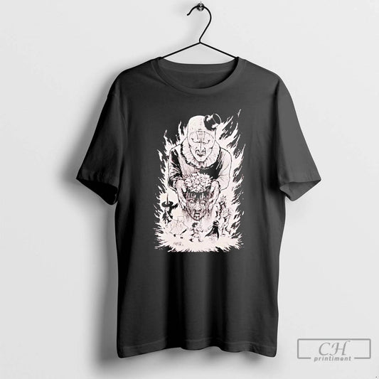 Premium Terrifier Art The Clown Candy Head T Shirts