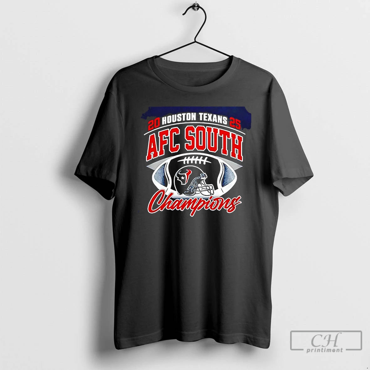 Premium Texans 2025 Afc South Champions T-Shirts, Hoodie, Sweatshirt | AU18TeeNovaLab.com