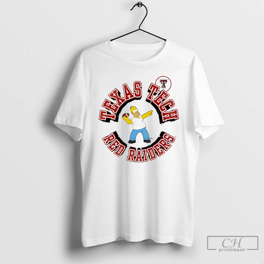 Premium Texas Tech Red Raiders Homer Simpson Going Deep T-Shirts, Hoodie, Sweatshirt | AU18TeeNovaLab.com