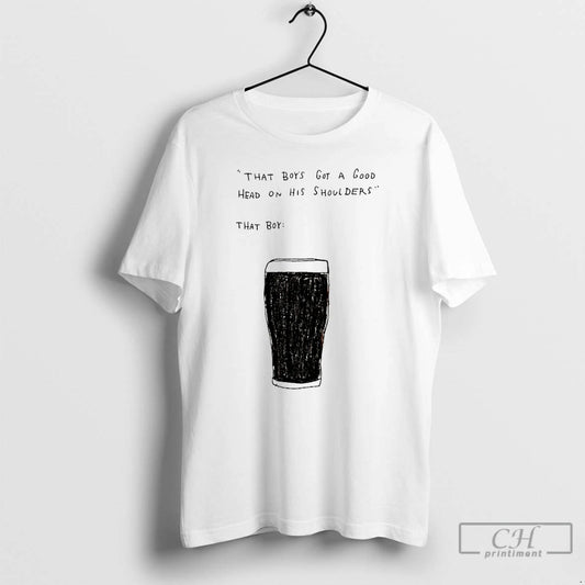 Premium That Boys Got A Good Head On His Shoulders T-Shirts, Hoodie, Sweatshirt | AU18TeeNovaLab.com