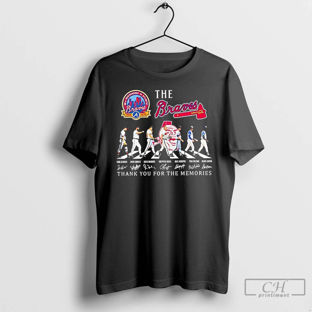 Premium The Atlanta Braves Players Walking Abbey Road 1966 2026 Thank You For The Memories