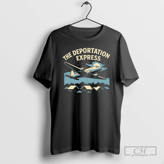 Premium The Deportation Express Plane Vintage Christmas Shirt Sweater Hoodie, Sweatshirt | AU18TeeNovaLab.com