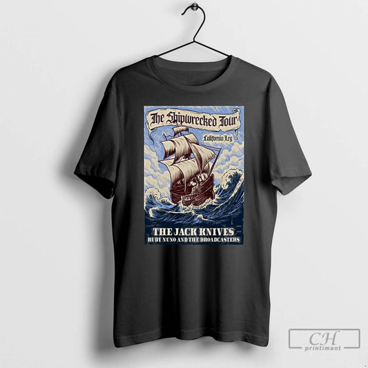 Premium The Jack Knives Shipwrecked California Tour T-Shirts, Hoodie, Sweatshirt | AU18TeeNovaLab.com