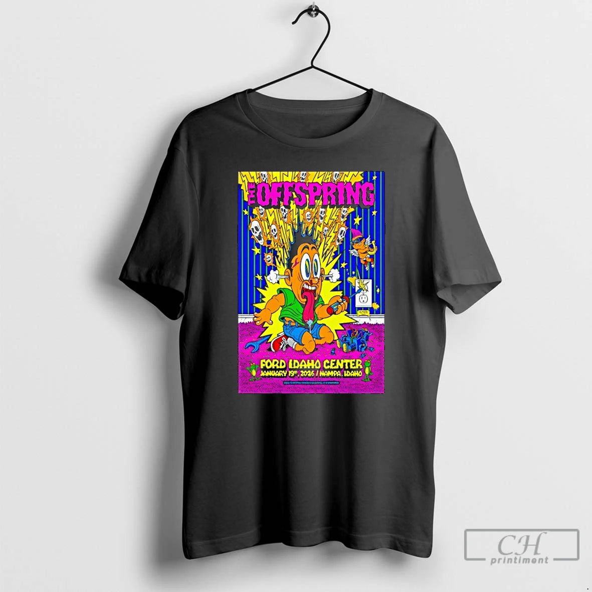 Premium The Offspring Jan 19 2026 Nampa Id Tour T-Shirts, Hoodie, Sweatshirt | AU18TeeNovaLab.com