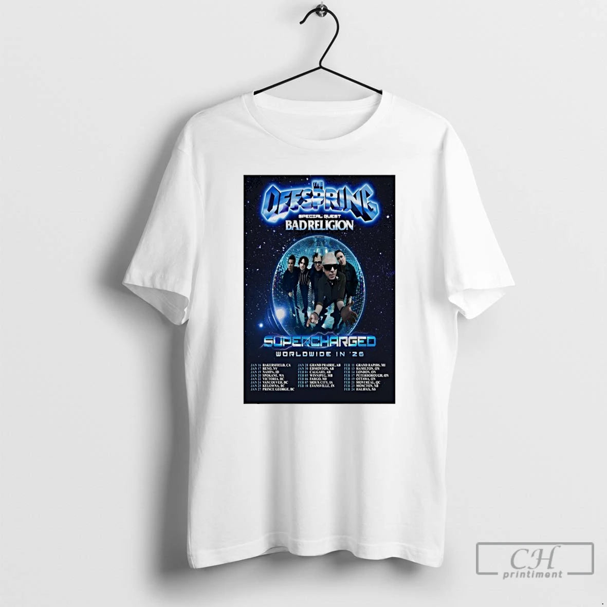 Premium The Offspring Worldwide In 2026 T Shirts