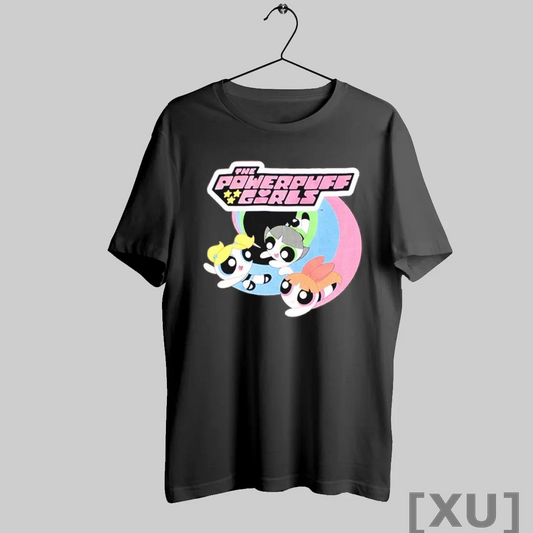 Premium The Powerpuff Girls Trio Flying T Shirts