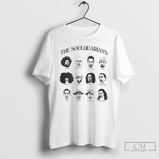 Premium The Soulquarians Face T-Shirts, Hoodie, Sweatshirt | AU18TeeNovaLab.com